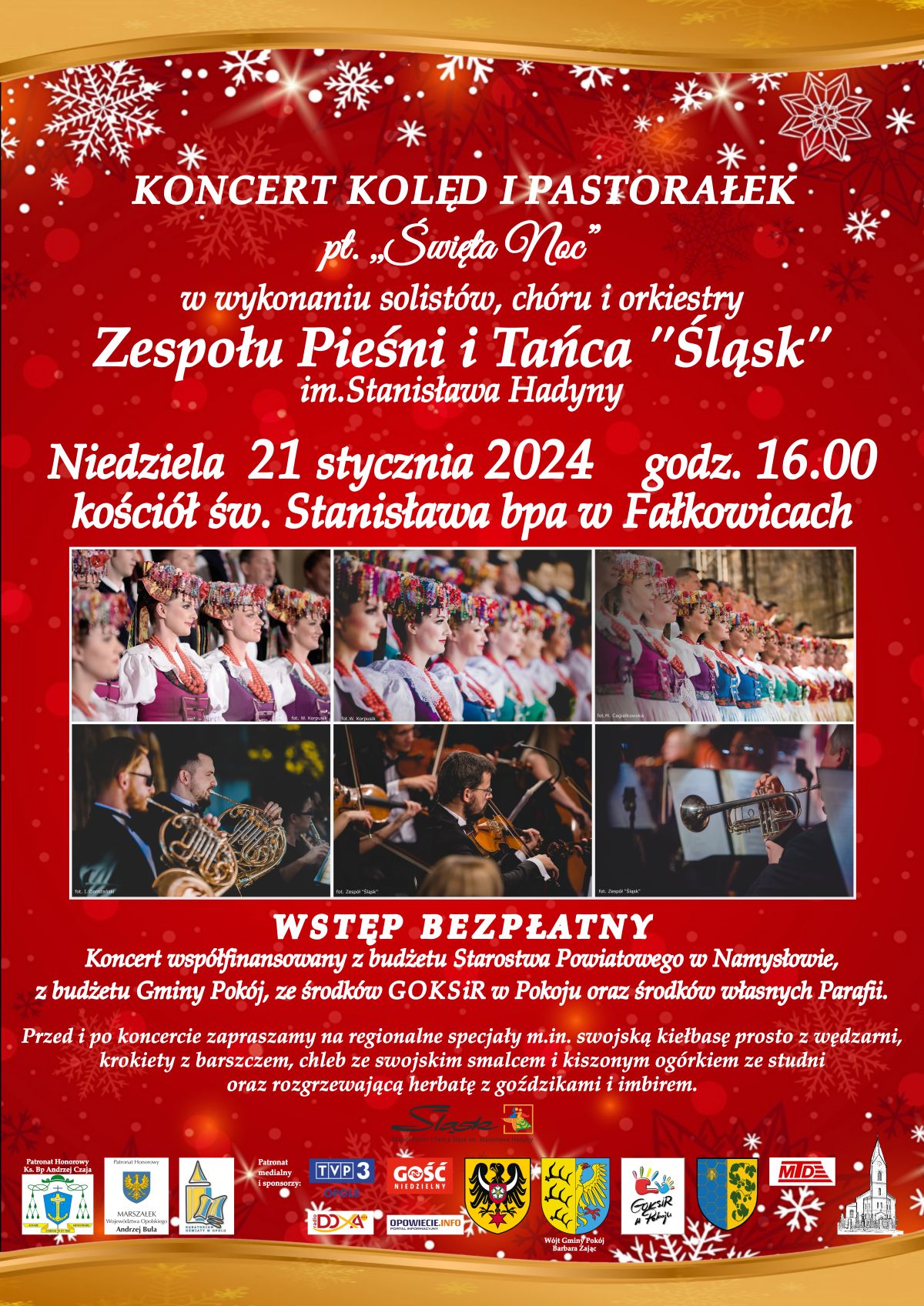 21 stycznia koncert kolęd w Fałkowicach. „Święta Noc” zagości w miejscowym kościele