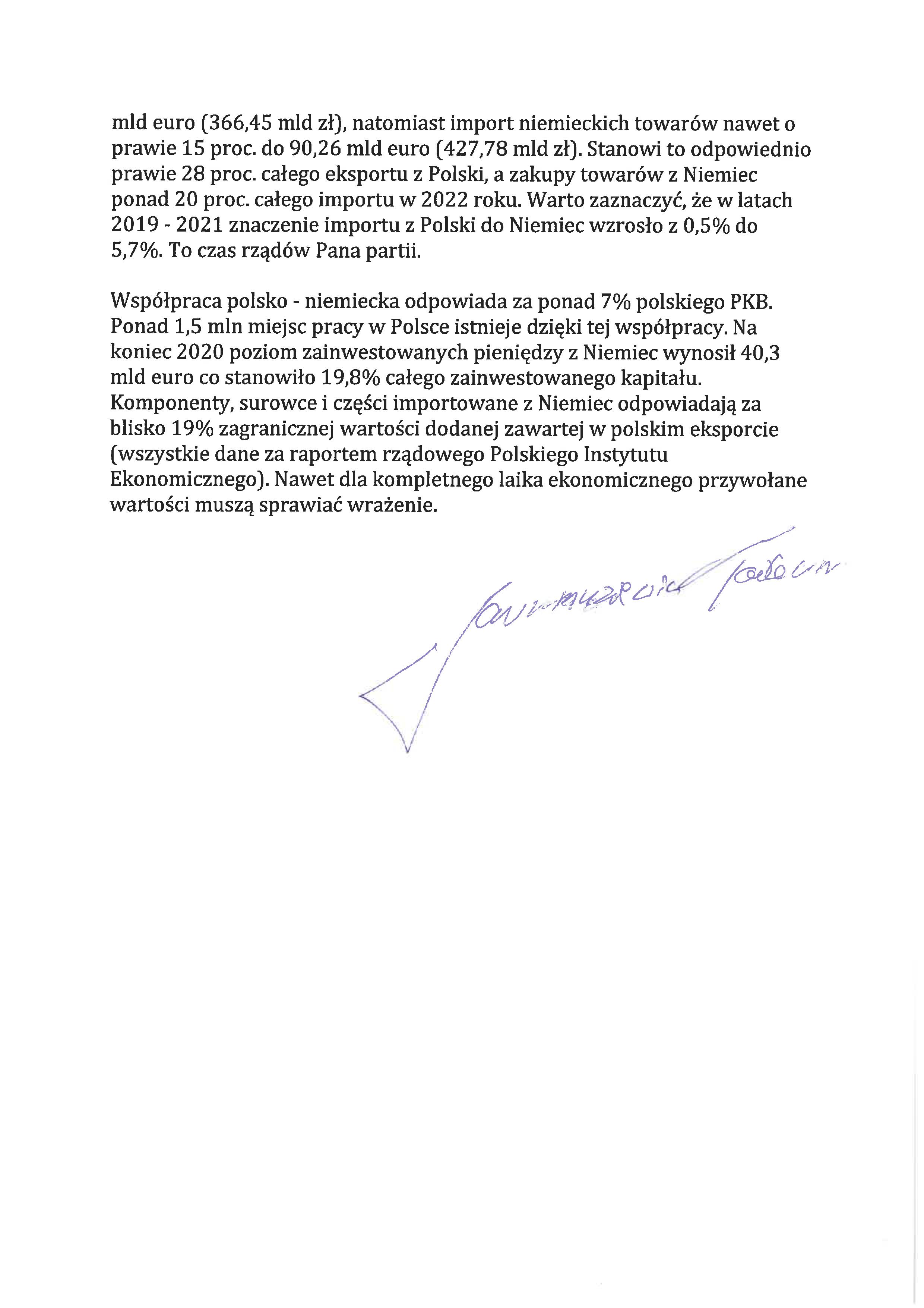 List otwarty senatora Tadeusza Jarmuziewicza do Jarosława Kaczyńskiego