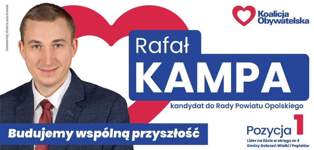 Rafał Kampa &#8211; kandydat do Rady Powiatu Opolskiego