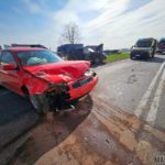 Wypadek w Bierdzanach zderzyły się dwa samochody osobowe