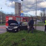 W Opolu na ul. Chabrów zderzyły się osobówka i autobus MZK