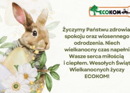Życzenia wielkanocne firmy ECOKOM
