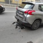 Zderzenie dwóch samochodów na Placu Kazimierza w Opolu