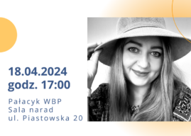 Spotkanie autorskie z Anna Tlałką w WBP Opole