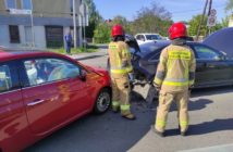 Zderzenie dwóch aut na ul. Braci Kowalczyków w Opolu