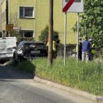 Zderzenie trzech samochodów na skrzyżowaniu obok ZUS