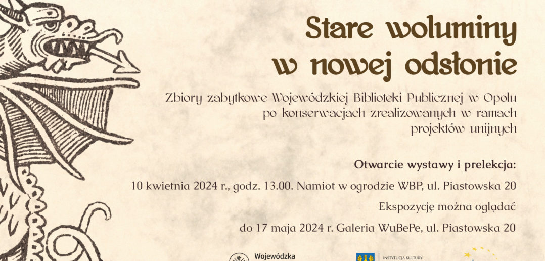 Wernisaż „Stare woluminy w nowej odsłonie” w WBP Opole