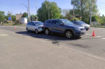 Zderzenie dwóch aut na ul. Alei Przyjaźni w Opolu