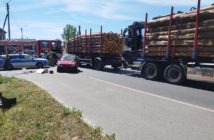 Wypadek w Kup, zderzyła się osobówka z ciężarówką
