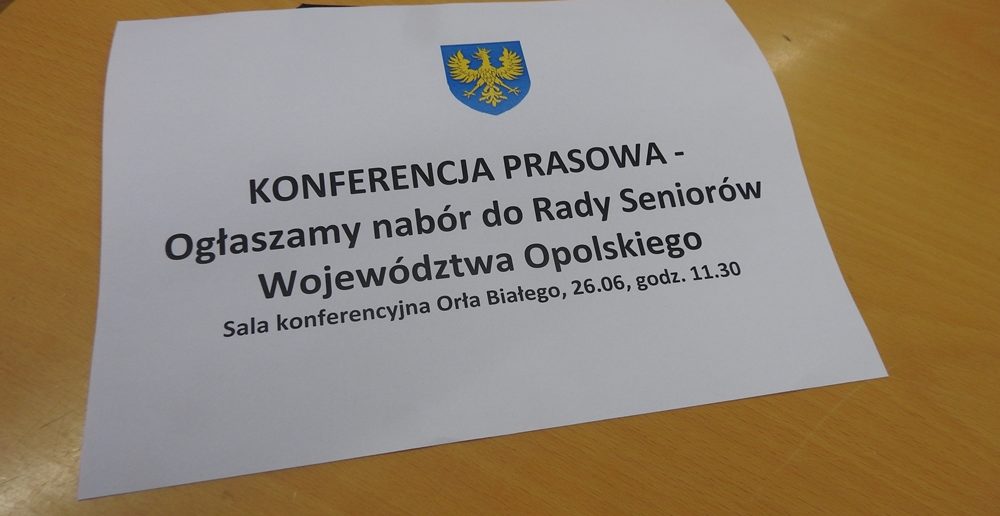 Już jutro rusza nabór do Rady Seniorów Województwa Opolskiego