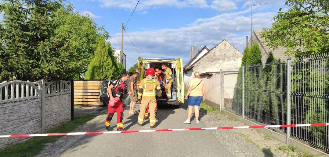 11-latek z urazem brzucha zabrany śmigłowcem do szpitala