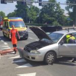 Zderzenie dwóch aut na ul. Ozimskiej w Opolu