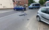 Kolizja na skrzyżowaniu ulic Wróblewskiego i Wojska Polskiego w Opolu
