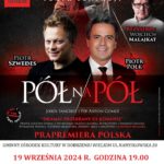 Spektakl Pół na pół w Gminnym Ośrodku Kultury w Dobrzeniu Wielkim