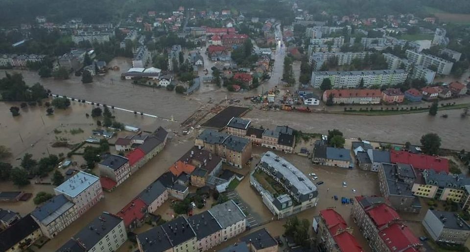 Głuchołazy pod wodą, pogotowie przeciwpowodziowe w Opolu