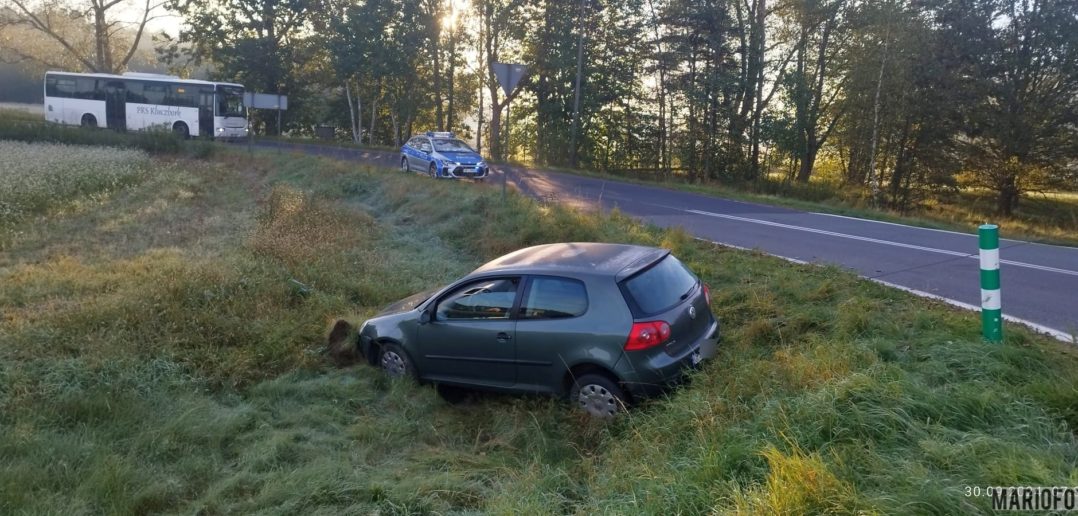 Kierujący samochodem wjechał do rowu, mając 2 promile alkoholu