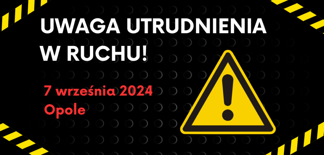 Utrudnienia na drogach opolskich podczas Półmaratonu 2024