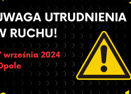 Utrudnienia na drogach opolskich podczas Półmaratonu 2024