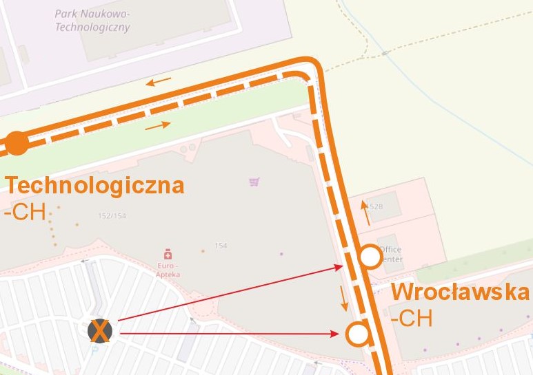 Przeniesienie przystanków przy Centrum Handlowym „Karolinka”