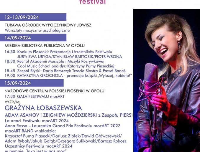 Trwa Jubileuszowy X Festiwal Piosenki Osób Niepełnosprawnych mozArt. Gala finałowa już w niedzielę w Narodowym Centrum Polskiej Piosenki w Opolu!