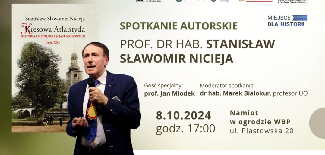 Spotkanie autorskie z prof. Stanisławem Nicieją, gościem specjalnym prof. dr hab. Jan Miodek