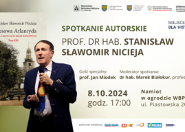 Spotkanie autorskie z prof. Stanisławem Nicieją, gościem specjalnym prof. dr hab. Jan Miodek