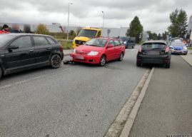 Wypadek niedaleko CWK w Opolu, do szpitala trafiło dziecko