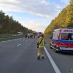 Wypadek na opolskim odcinku A4, zderzyły się bus i ciężarówka