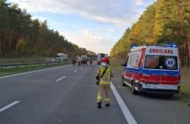 Wypadek na opolskim odcinku A4, zderzyły się bus i ciężarówka