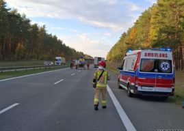 Wypadek na opolskim odcinku A4, zderzyły się bus i ciężarówka