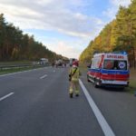 Wypadek na opolskim odcinku A4, zderzyły się bus i ciężarówka