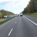 Wypadek na opolskim odcinku A4, zderzyły się bus i ciężarówka