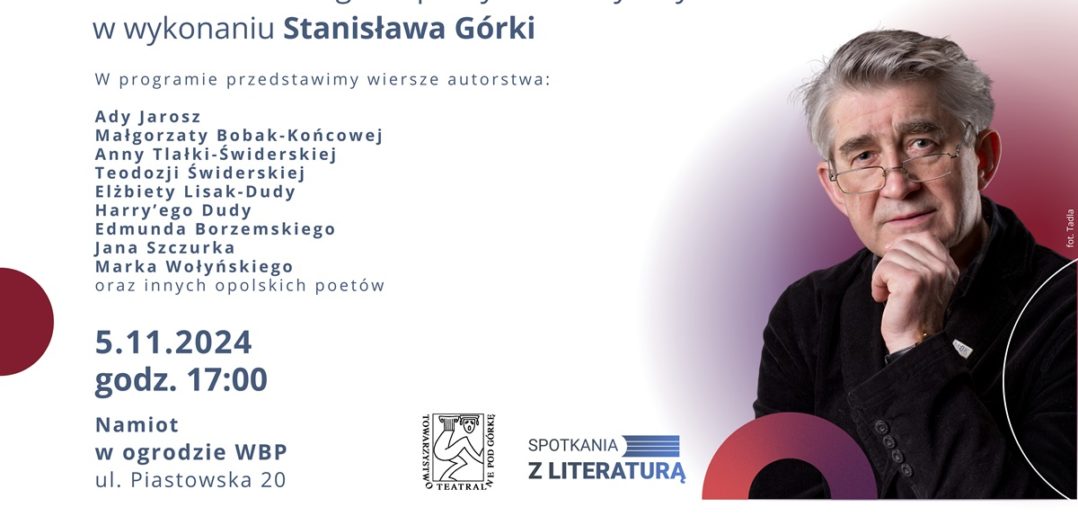 Program poetycko-muzyczny w wykonaniu Stanisława Górki w WBP