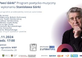 Program poetycko-muzyczny w wykonaniu Stanisława Górki w WBP