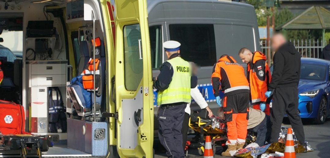 Wypadek na ul. Bielskiej w Opolu. 86-latek wtargnął pod nadjeżdżające auto.