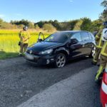 Zderzenie dwóch samochodów na ulicy Oświęcimskiej w Opolu.