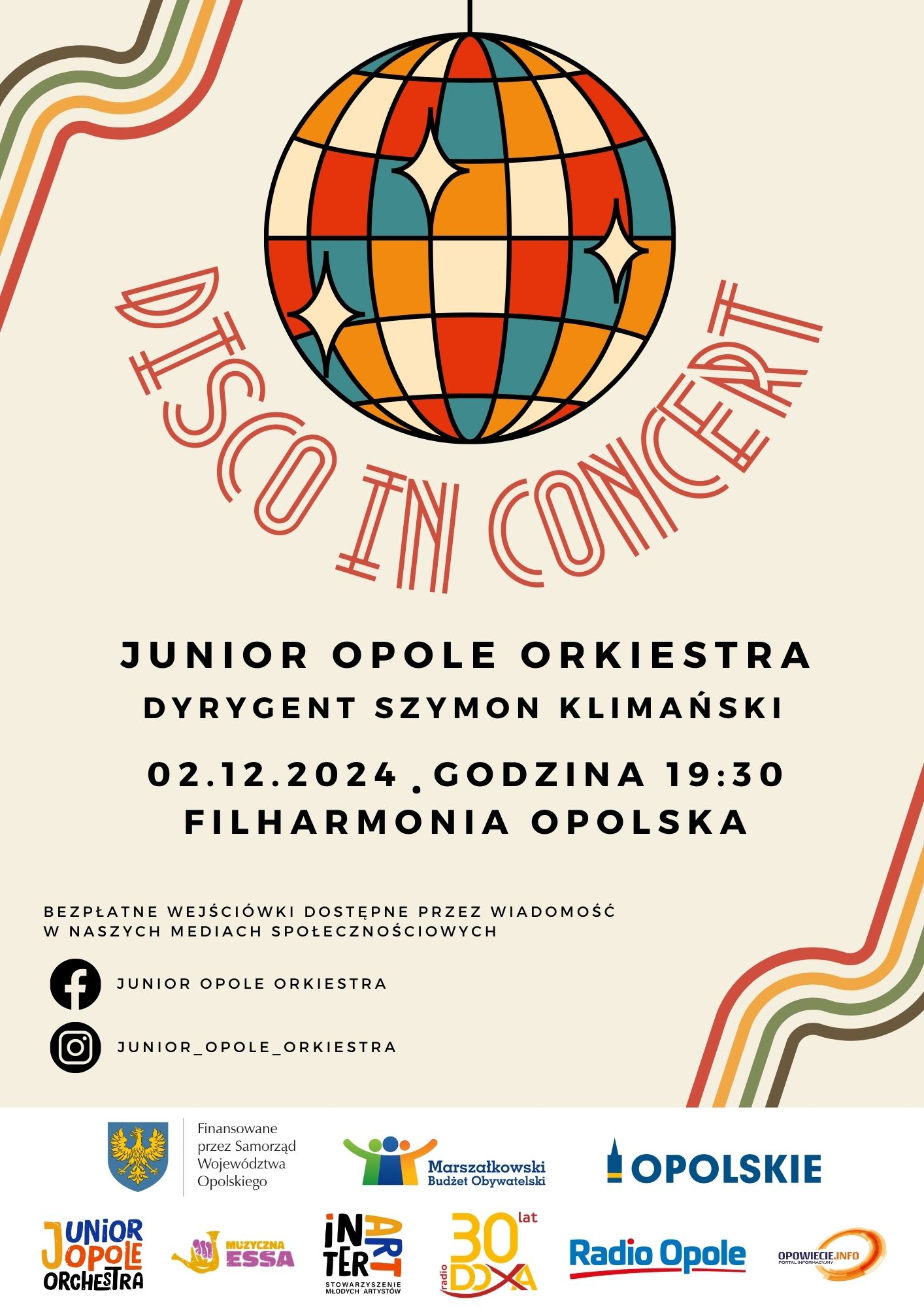 &#8222;Disco in Concert&#8221; – Junior Opole Orkiestra w Filharmonii Opolskiej już 2 grudnia!