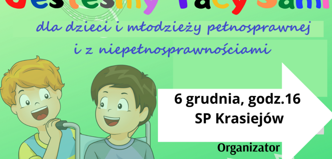 VIII Ogólnopolski Festiwal Artystyczny JESTEŚMY TACY SAMI już 6 grudnia