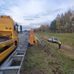 Dachowanie przy autostradzie A4 w miejscowości Prądy