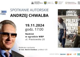 Spotkanie autorskie z prof. Andrzejem Chwalbą w WBP