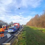 Na autostradzie A4 zderzyły się dwa samochody ciężarowe