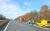 Na autostradzie A4 zderzyły się dwa samochody ciężarowe