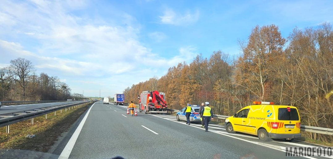 Na autostradzie A4 zderzyły się dwa samochody ciężarowe