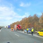 Na autostradzie A4 zderzyły się dwa samochody ciężarowe