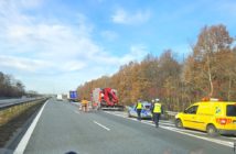 Na autostradzie A4 zderzyły się dwa samochody ciężarowe