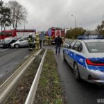 Zderzenie opla z mercedesem na ul. Wrocławskiej w Opolu