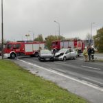 Zderzenie opla z mercedesem na ul. Wrocławskiej w Opolu