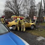 Zderzenie dwóch samochodów w Opolu-Chmielowicach