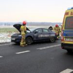 Wypadek na obwodnicy Opola, zderzenie busa z samochodem osobowym