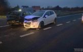 Zderzenie dw&oacute;ch samochod&oacute;w na obwodnicy Opola